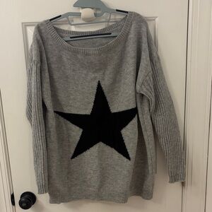 Gray Star Sweater